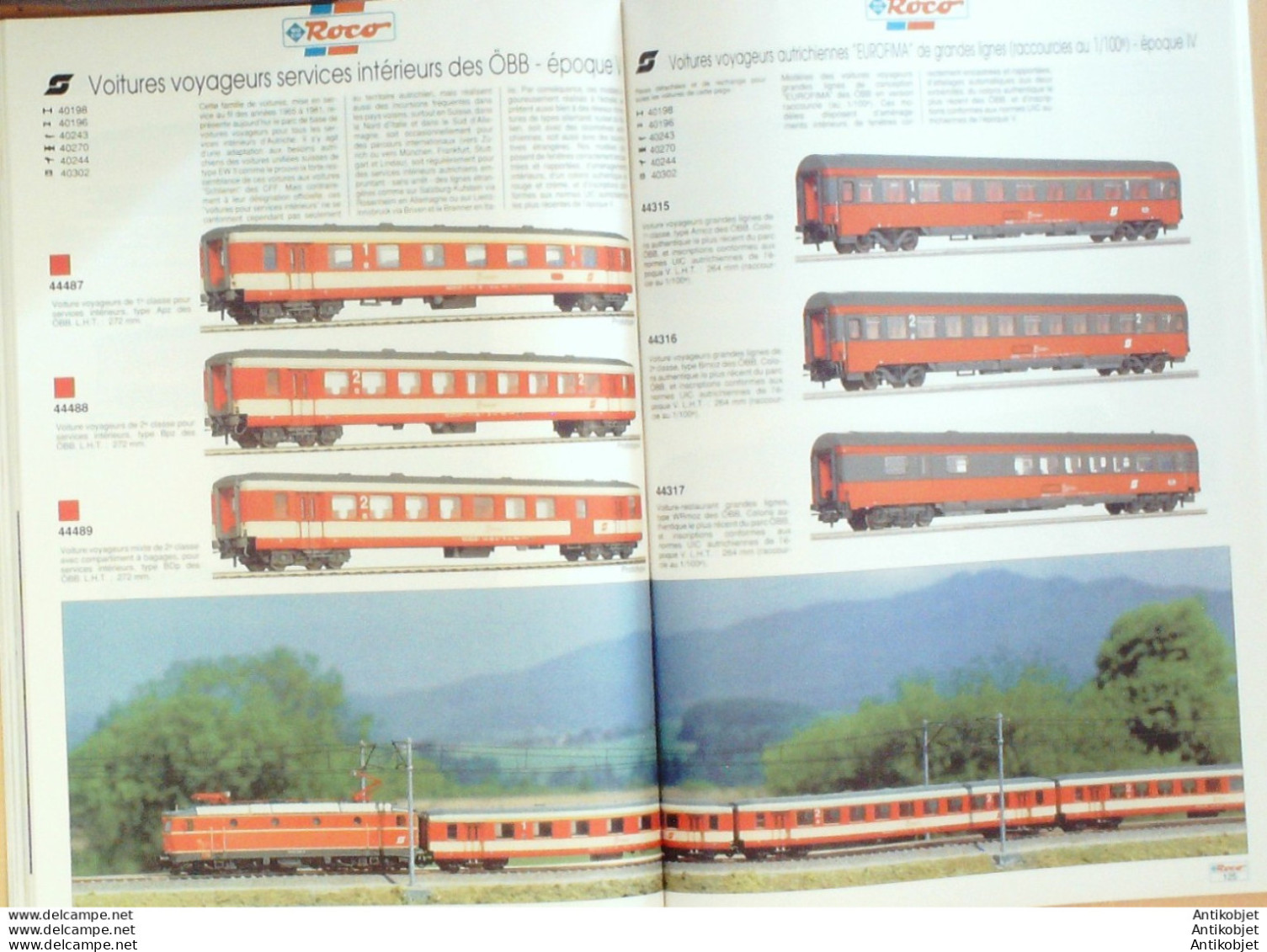 ROCO (Gare,décor,wagon,motrice,voiture) Autriche 1990/91 - Austria