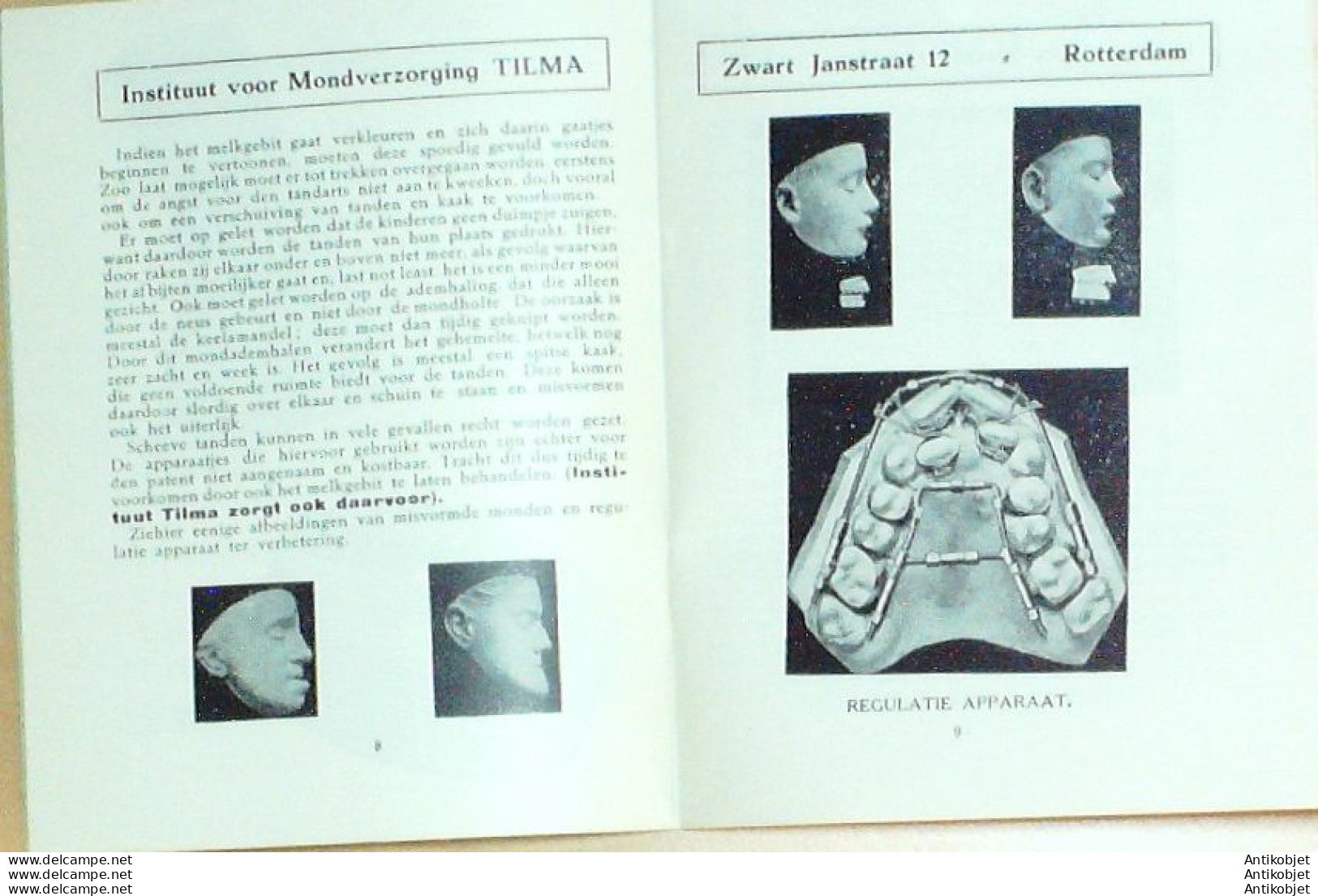 TILMA (Soins Bucco Dentaires) Pays Bas 1935 - Nederland