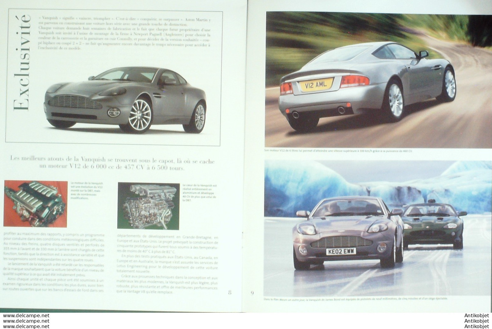 Voiture Aston Martin V12 édition Hachette - History