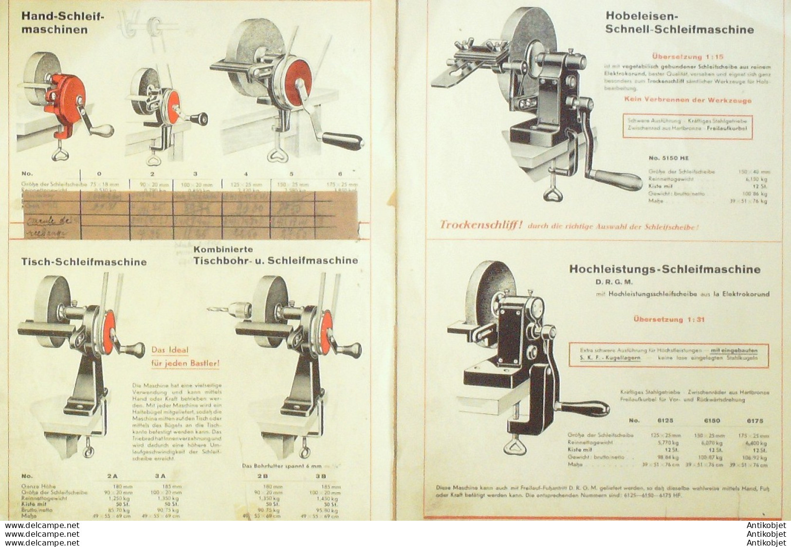 VORAN (Meules Chignoles Perceuses) Belgique 1935 - 1900 – 1949