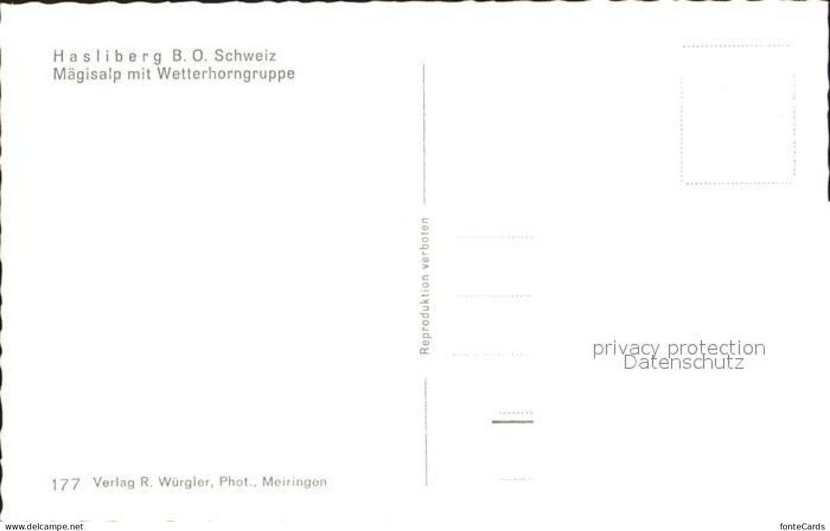 12039364 Hasliberg Mit Maegisalp Und Wetterhorngruppe Hasliberg Goldern - Sonstige & Ohne Zuordnung