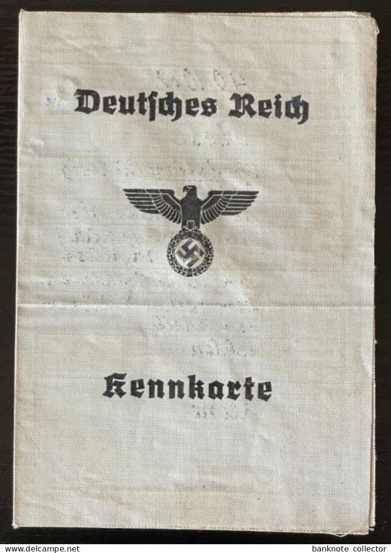 Deutschland, Germany - Kennkarte - Deutsches Reich - Grabow - 1943 ! - 1939-45