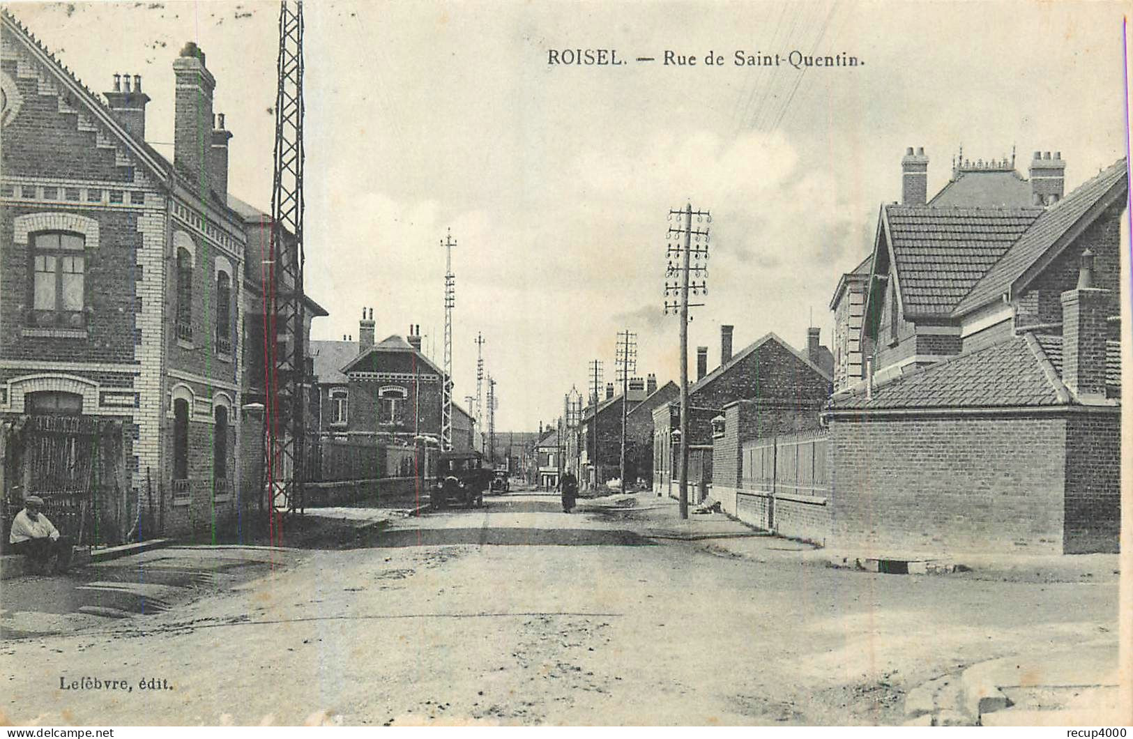 80 ROISEL  Rue De Saint Quentin  2 Scans - Roisel