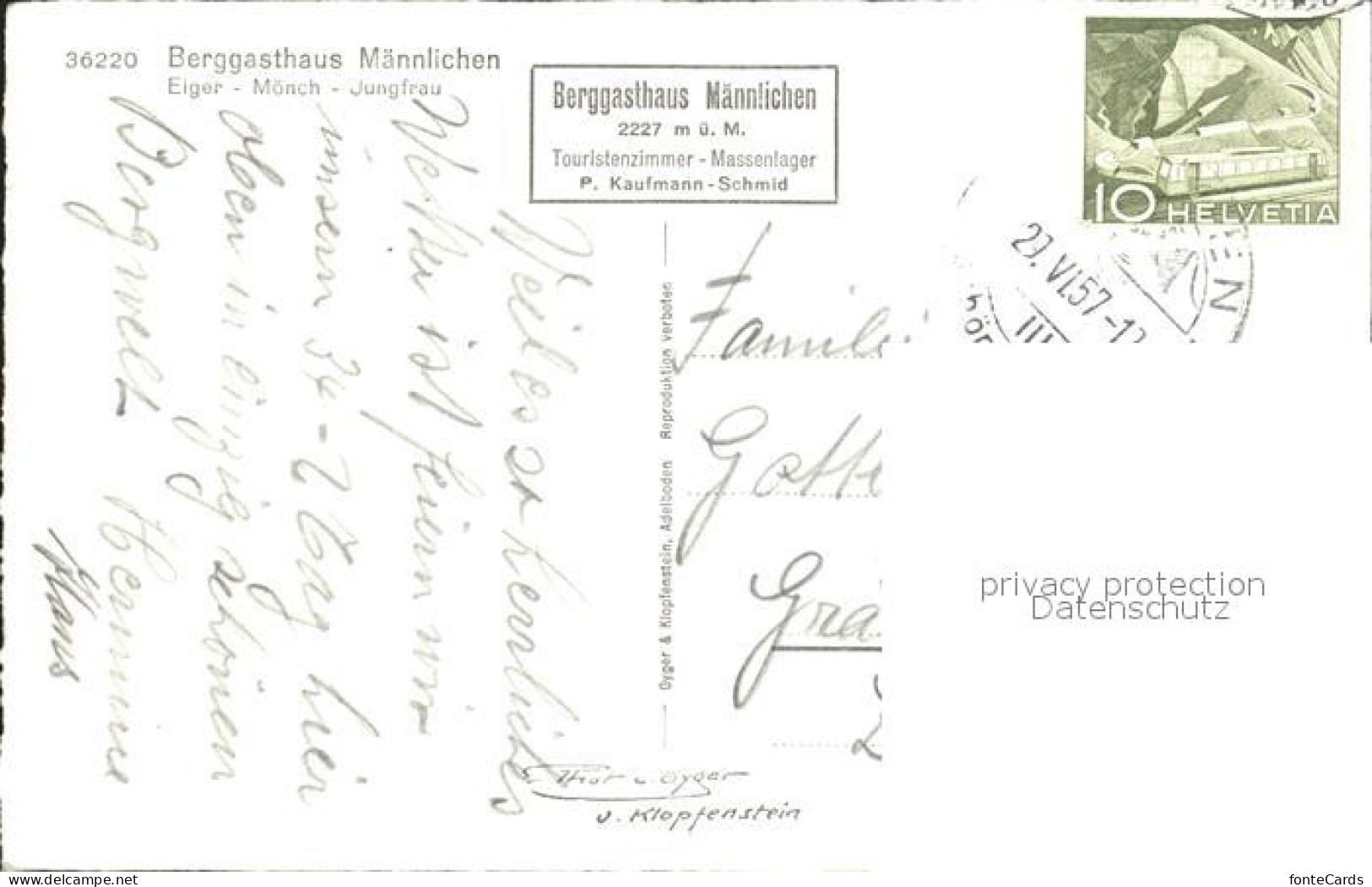 12039344 Maennlichen Mit Eiger Moench Jungfrau Maennlichen - Sonstige & Ohne Zuordnung