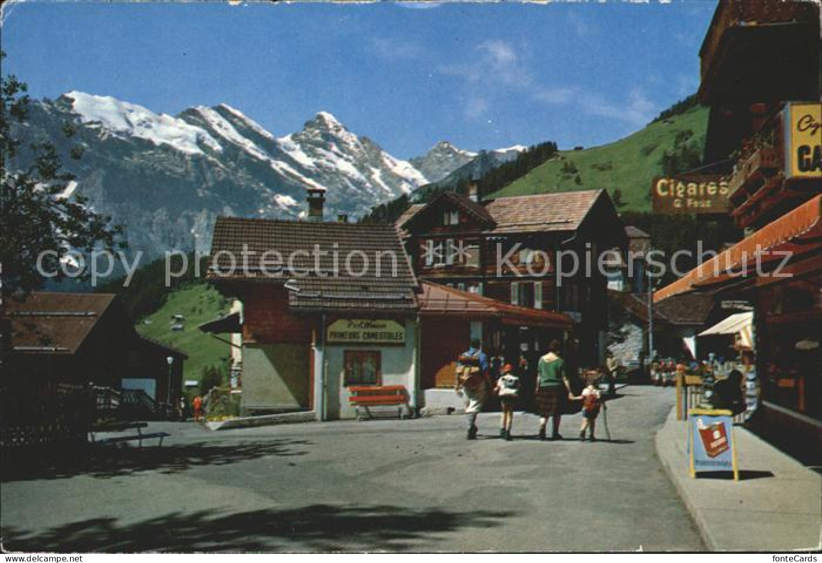 12039330 Muerren BE Dorfpartie Mit Tschingelspitz Gspaltenhorn Buettlassen Muerr - Sonstige & Ohne Zuordnung