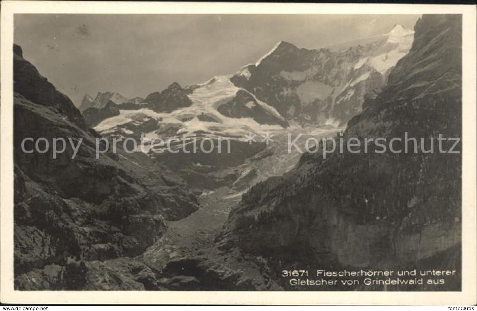 12039323 Grindelwaldgletscher Mit Fiescherhoerner  Grindelwald - Sonstige & Ohne Zuordnung