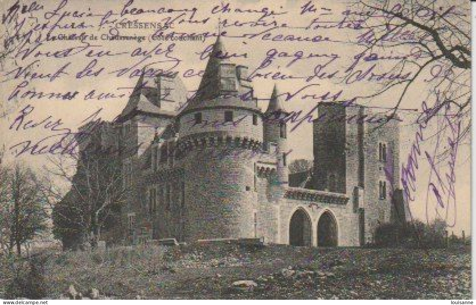 LE CHÂTEAU  DE  CRESSENSAC  (  46 )  C  P  A  ( 24 / 4 / 156  ) - Castles