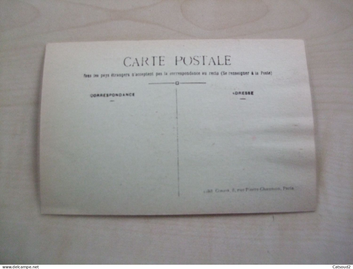 Carte Postale Ancienne PARIS Place De La Concorde - Piazze