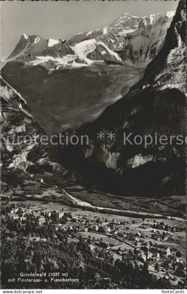 12039278 Grindelwald Mit Finsteraar Und Fiescherhorn Grindelwald - Sonstige & Ohne Zuordnung