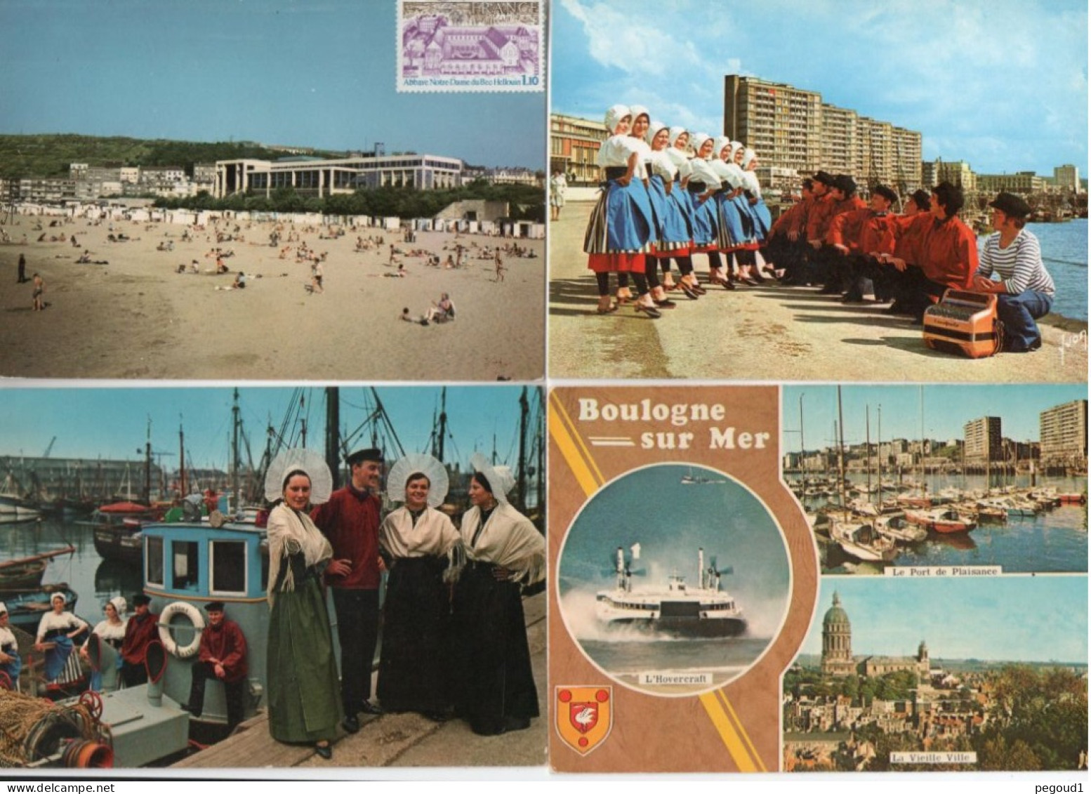 BOULOGNE-sur-MER  (P-de-C)   LOT  59 CARTES POSTALES . LIVRAISON OFFERTE   Achat Immédiat - Boulogne Sur Mer