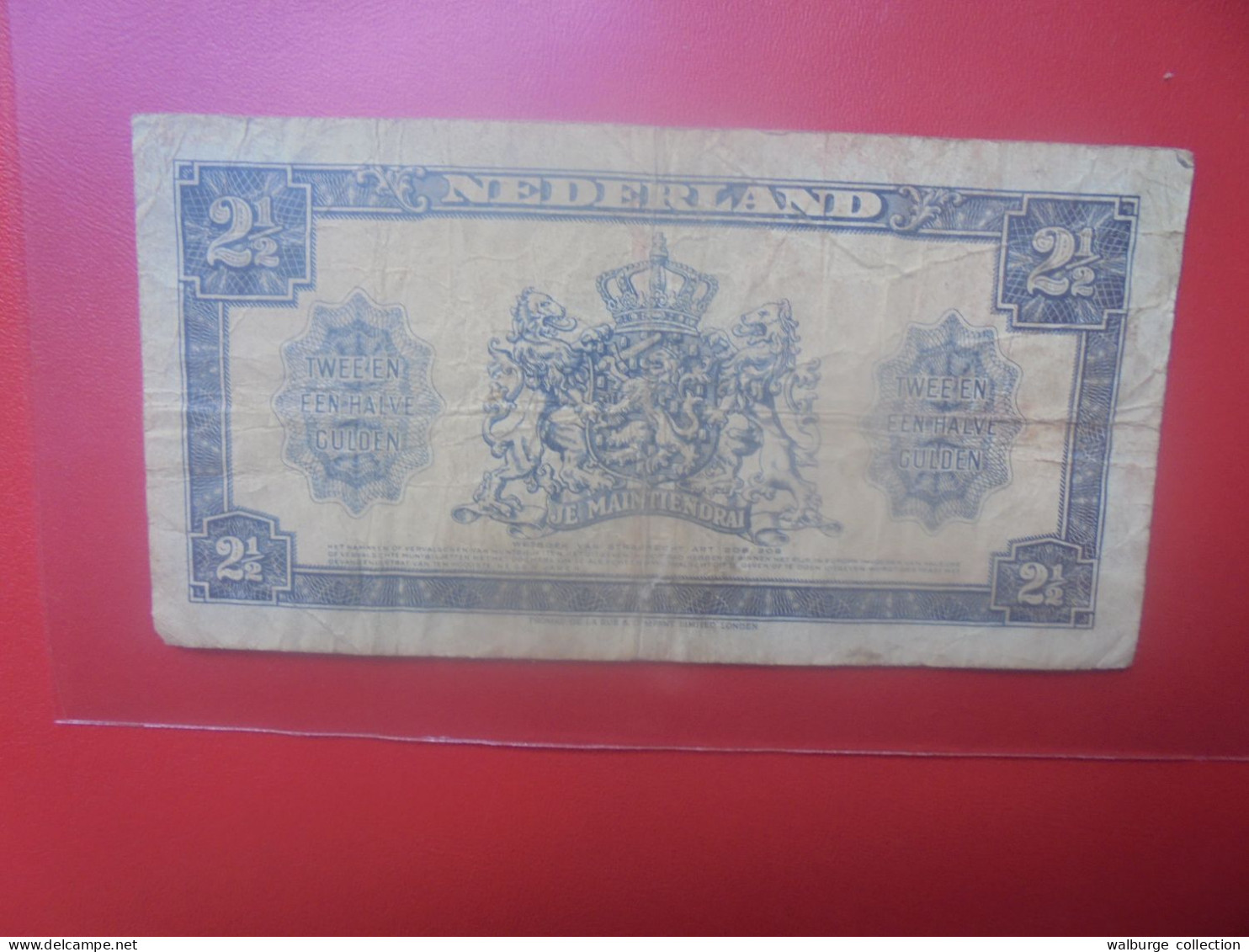 PAYS-BAS 2 1/2 GULDEN 1945 Circuler (B.33) - 2 1/2 Gulden