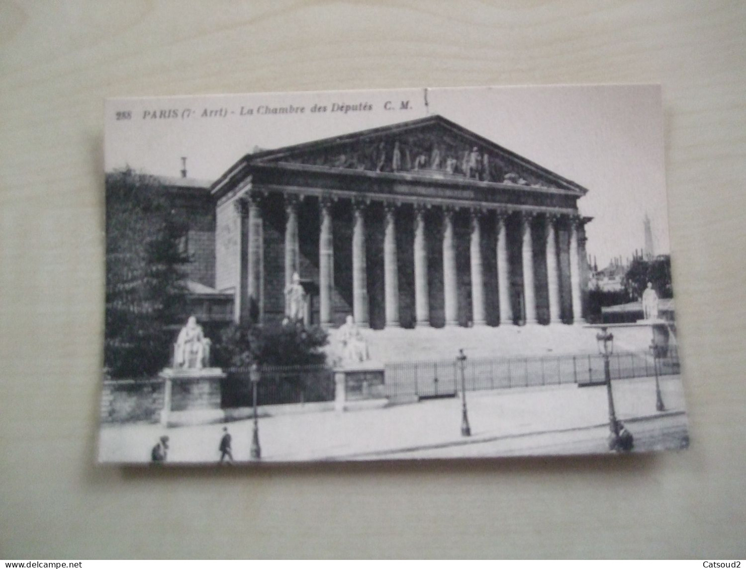 Carte Postale Ancienne PARIS La Chambre Des Députés - Autres Monuments, édifices