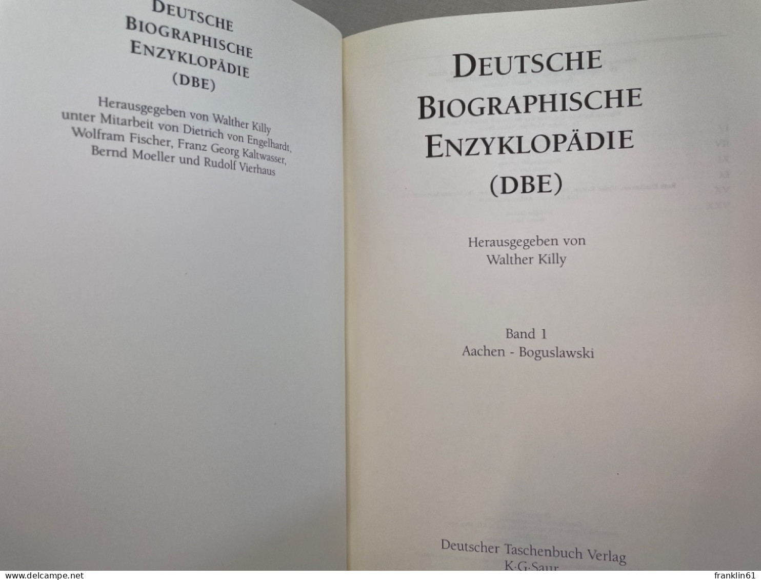 Deutsche Biographische Enzyklopädie. 10 Bände KOMPLETT Im Schuber - Lexiques