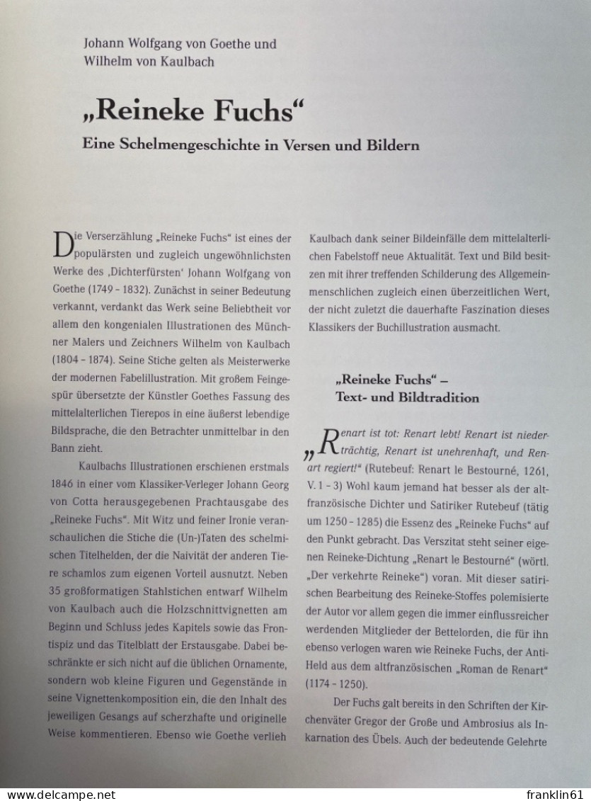 Reineke Fuchs. - Poems & Essays