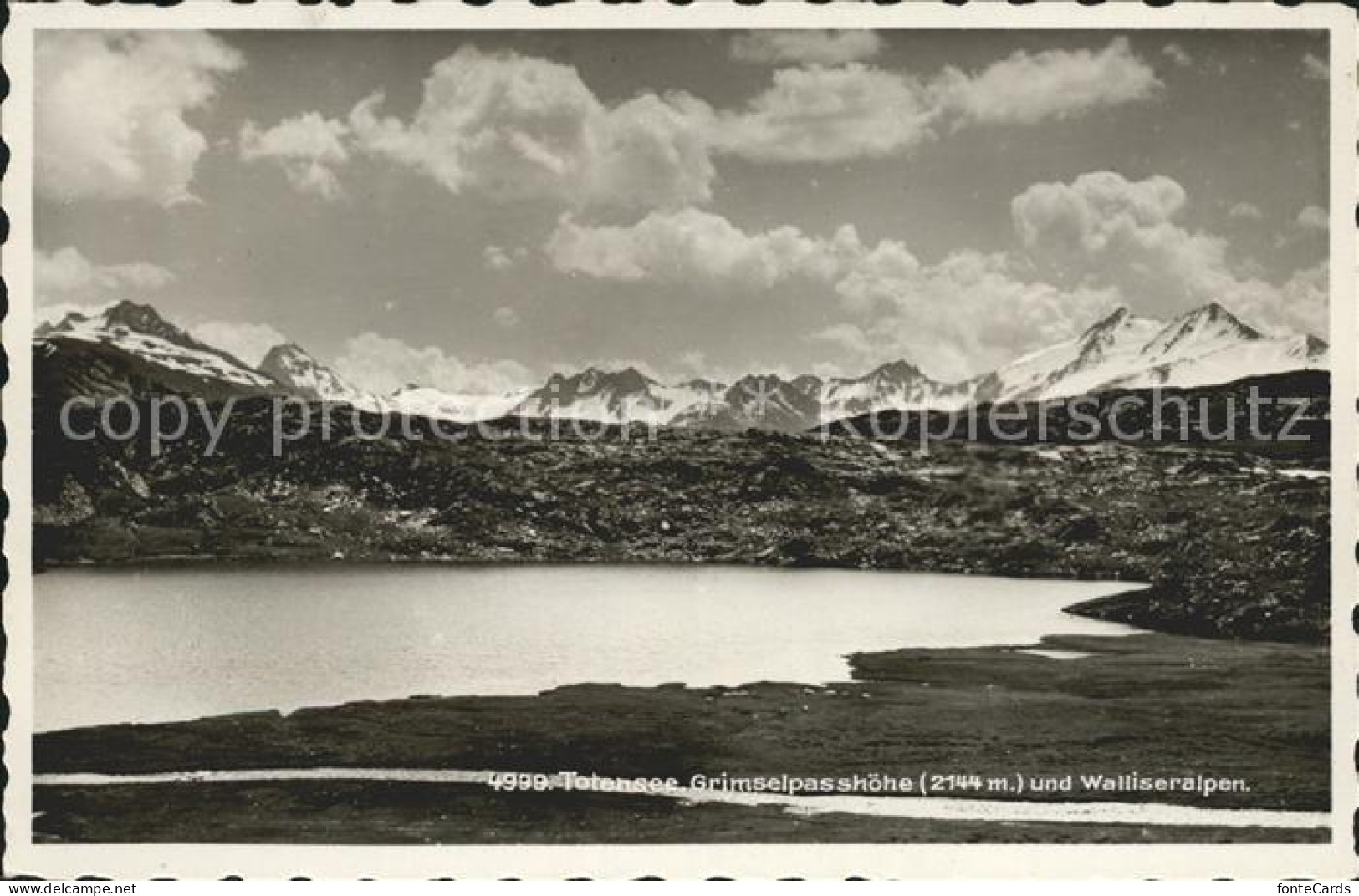 12039164 Grimsel Pass Passhoehe Totensee Cafe Restaurant Alpenroesli Grimsel Pas - Sonstige & Ohne Zuordnung