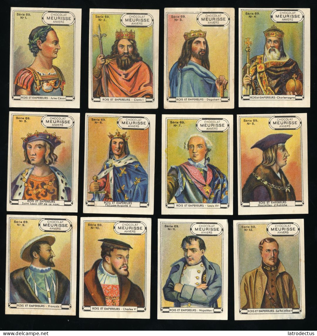 Meurisse - Ca 1930 - 69 - Rois Et Empereurs, Kings And Emperors - Full Serie - Other & Unclassified