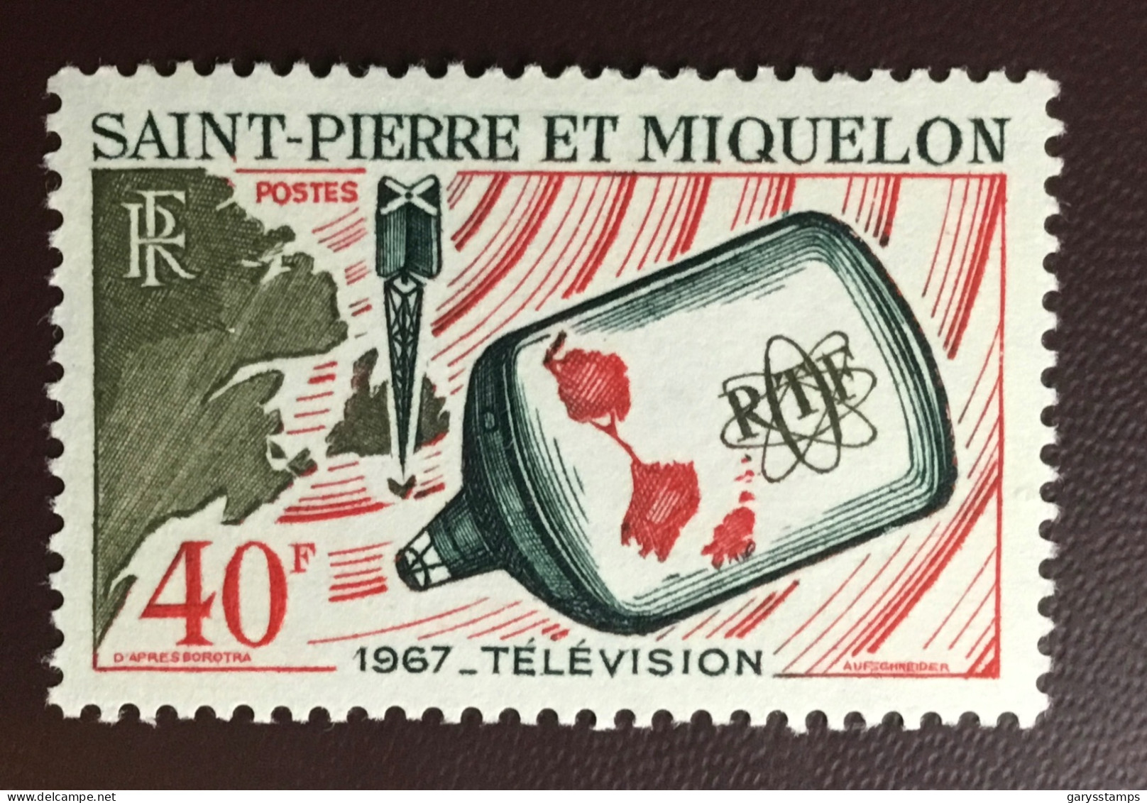 St Pierre Et Miquelon 1967 Television MNH - Nuevos