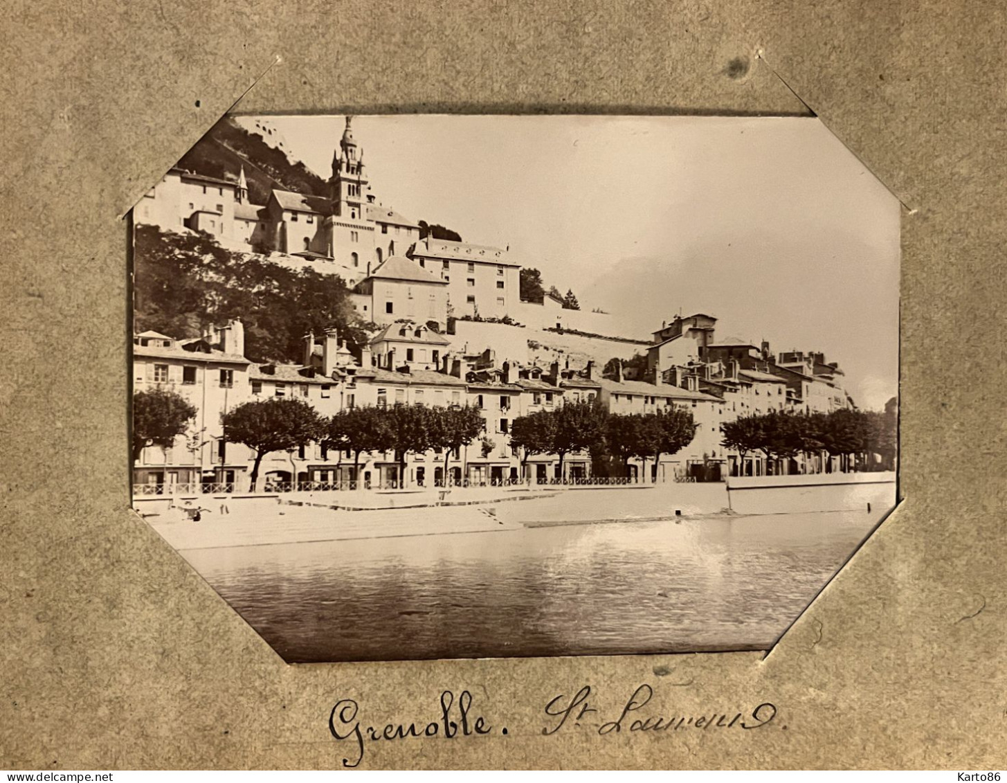 Grenoble * Quartier St Laurent * Photo Circa 1890/1910 11.5x8.5cm - Grenoble