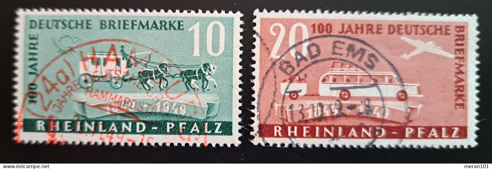 Rheinland Pfalz, Mi 49-59 Gestempelt - Renania-Palatinato