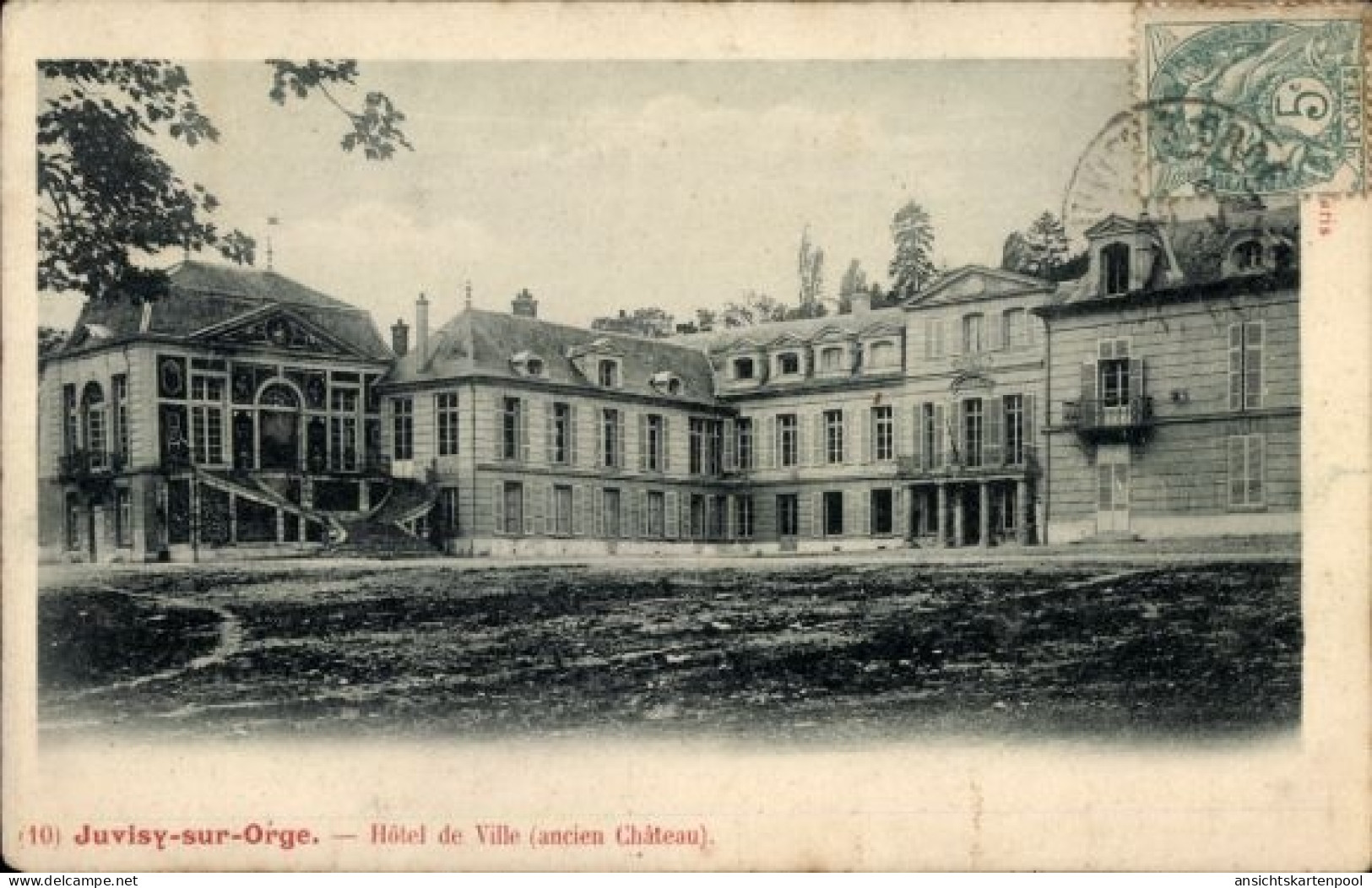 CPA Juvisy Sur Orge Essonne, Hotel De Ville (ancien Chateau) - Autres & Non Classés