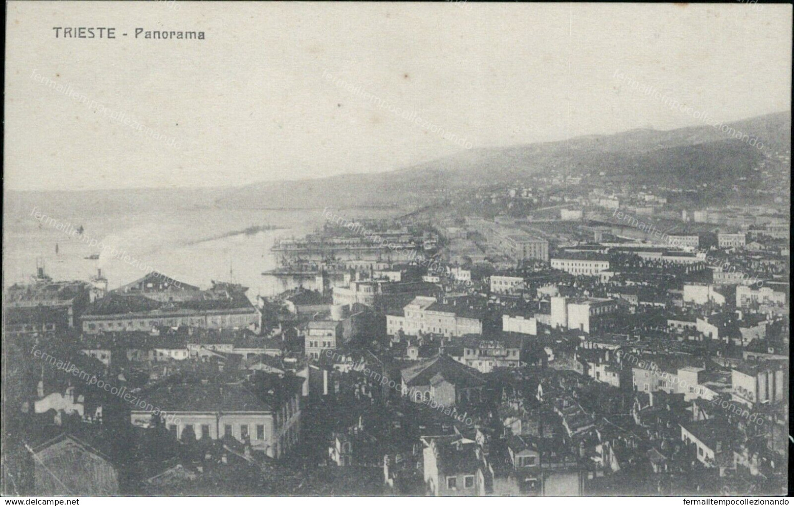 Bu629 Cartolina Trieste Citta'  Panorama Friuli - Trieste (Triest)