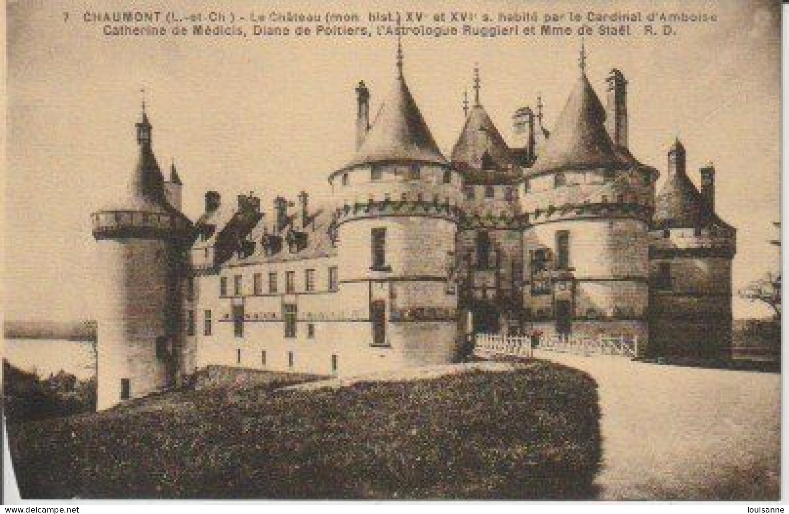 CHAUMONT  ( 41 )    LE CHÂTEAU  - C PA  ( 24 / 4 / 157  ) - Castles
