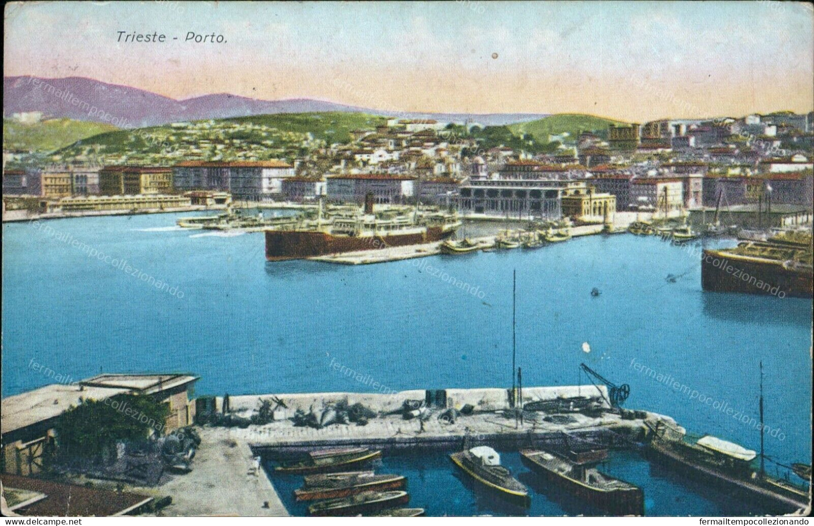Bu651 Cartolina   Trieste Citta'  Porto Friuli - Trieste
