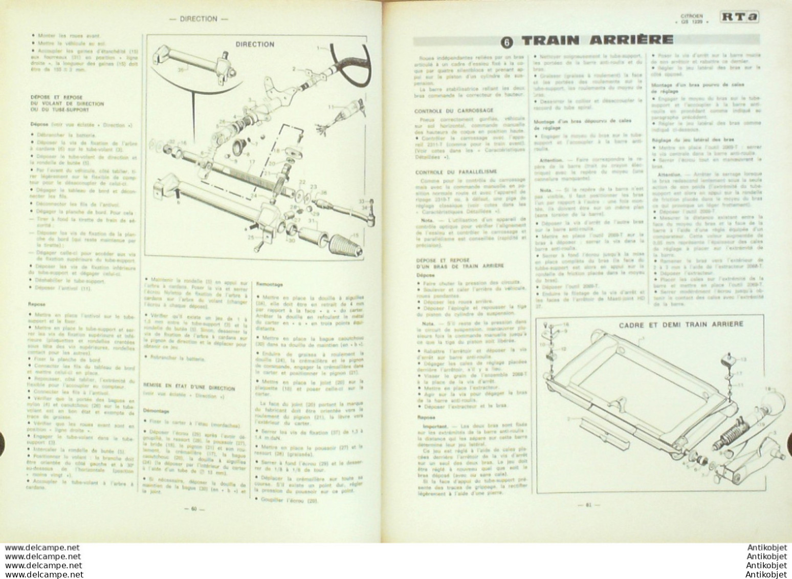 Revue Technique Automobile Citroen Gs 1220 Renault 8 1100 Cm3   N°325 - Auto/Motor