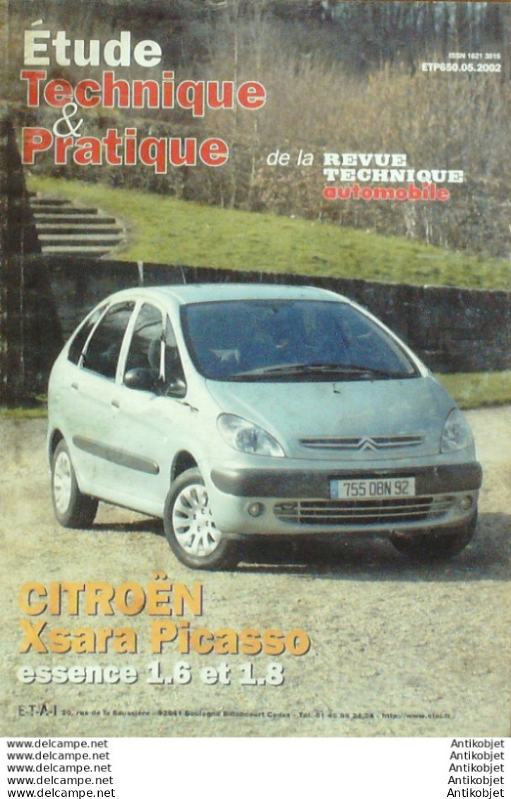 Revue Technique Automobile Citroen Xsara Picasso étude Tech.Automobile N°650 - Auto/Moto