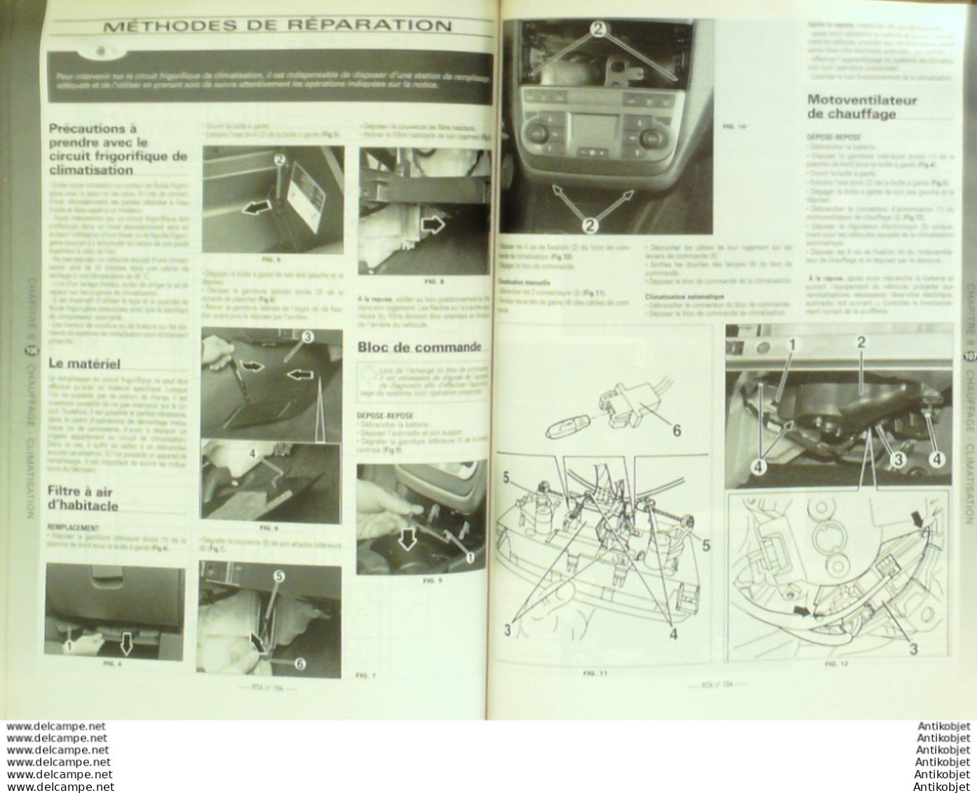 Revue Technique Automobile Fiat Punto 09/2005   N°704 - Auto/Moto