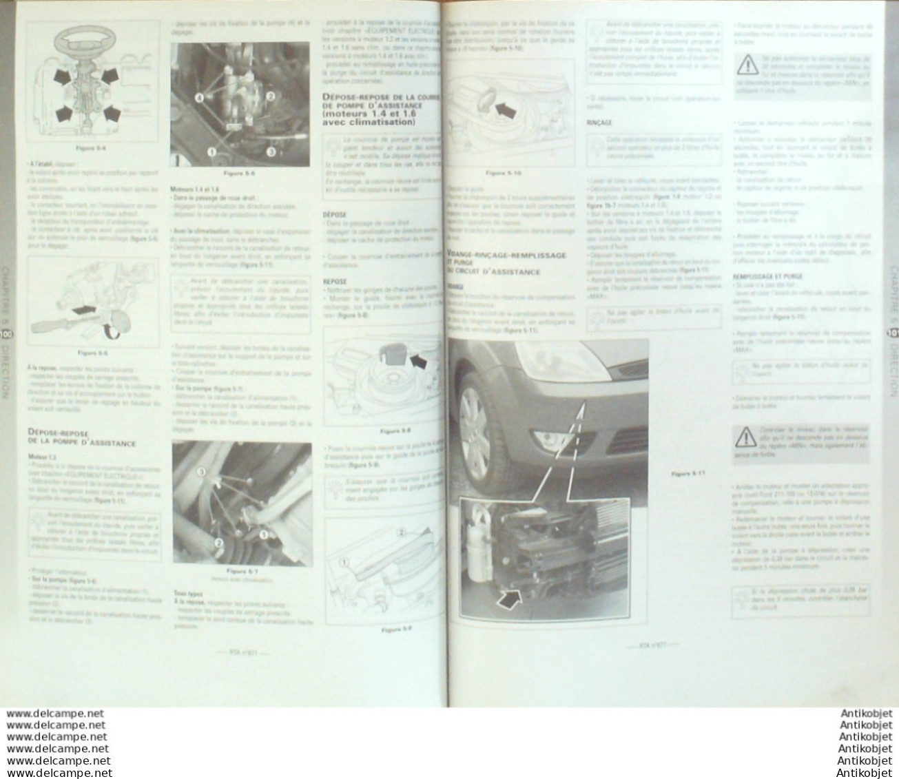 Revue Technique Automobile Ford Fiesta 05/2002   N°671 - Auto/Motor