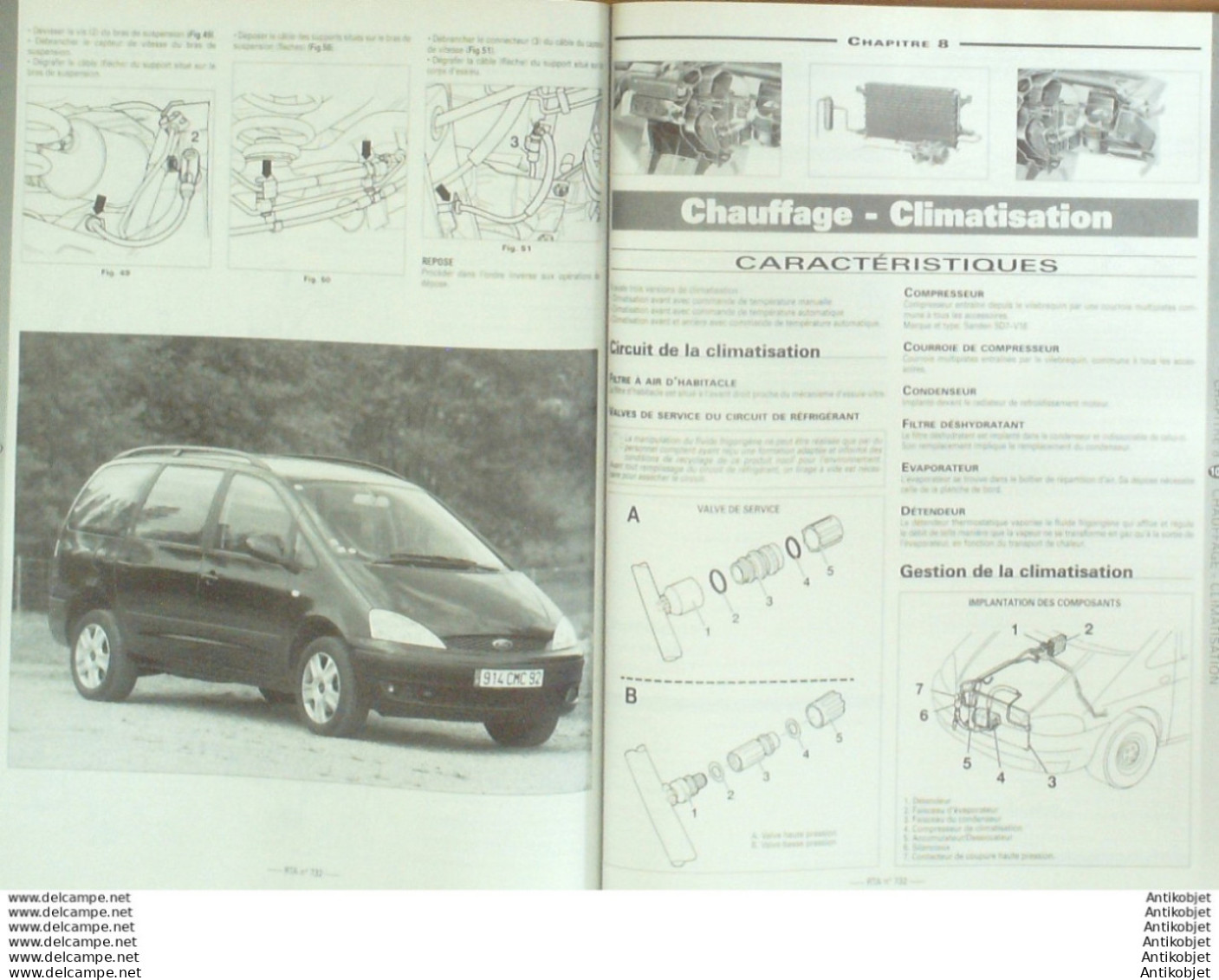 Revue Technique Automobile Ford Galaxy Seat Alhambra VW Sharan 06/2000   N°B732 - Auto/Motor