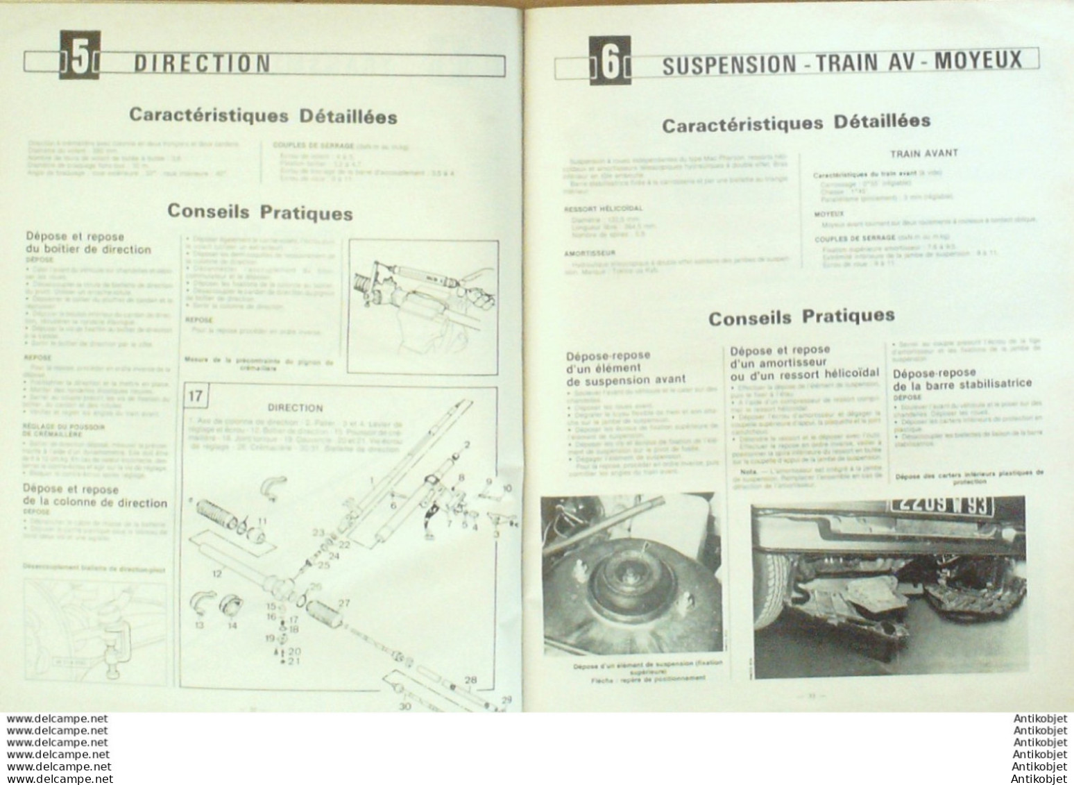 Revue Technique Automobile Mazda 323 Citroen Visa Talbot Horizon   N°437 - Auto/Motor