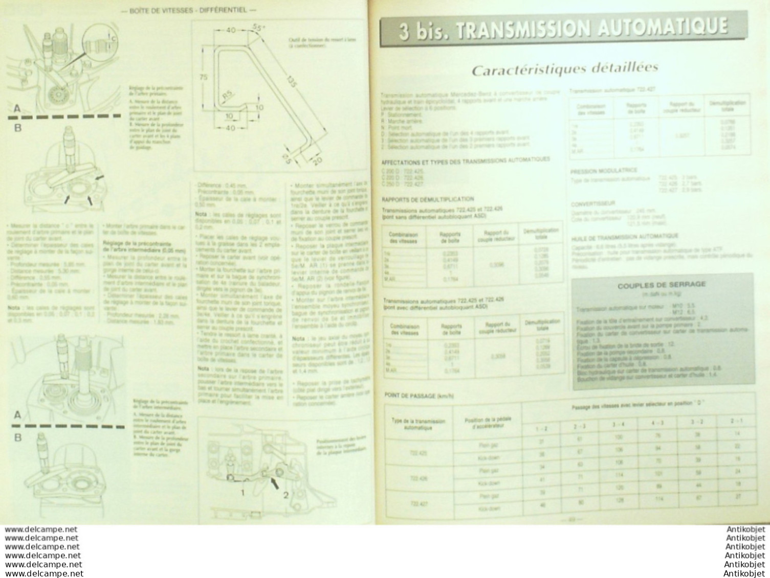 Revue Technique Automobile Mercedes-Benz C200D Citroen BX19 Nissam Almera   N°578 - Auto/Moto