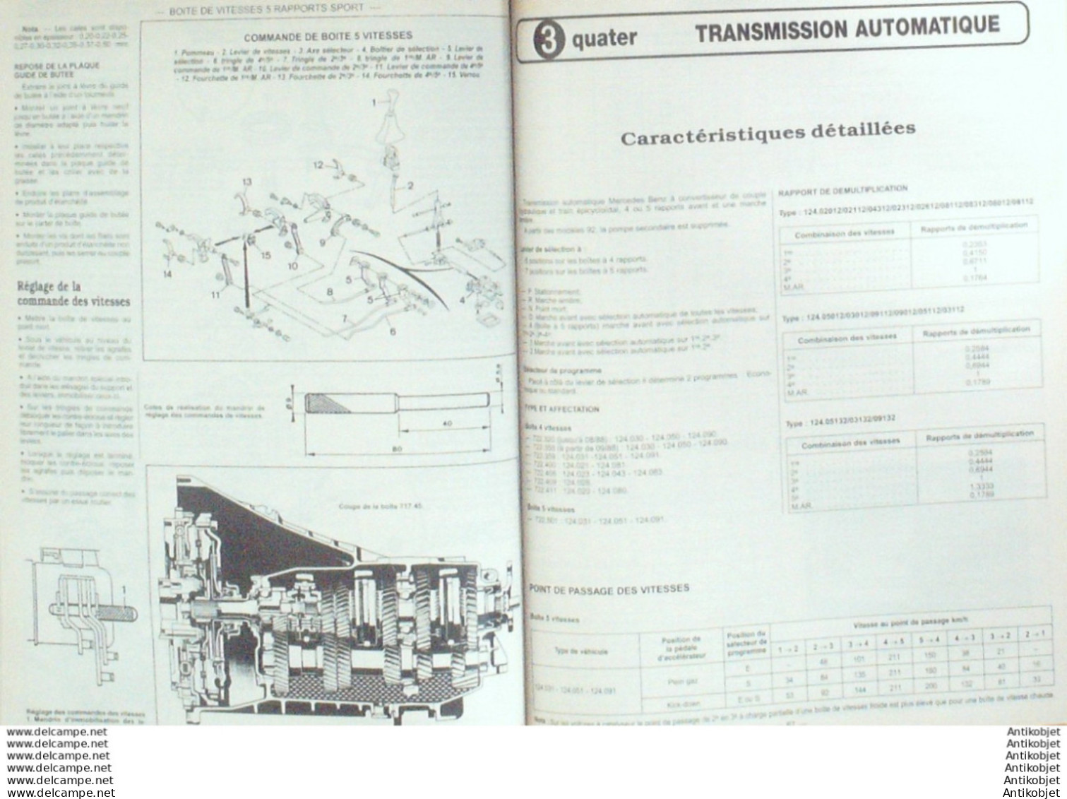 Revue Technique Automobile Mercedes-Benz W124 190 VW Passat Fiat Tempra   N°536 - Auto/Moto