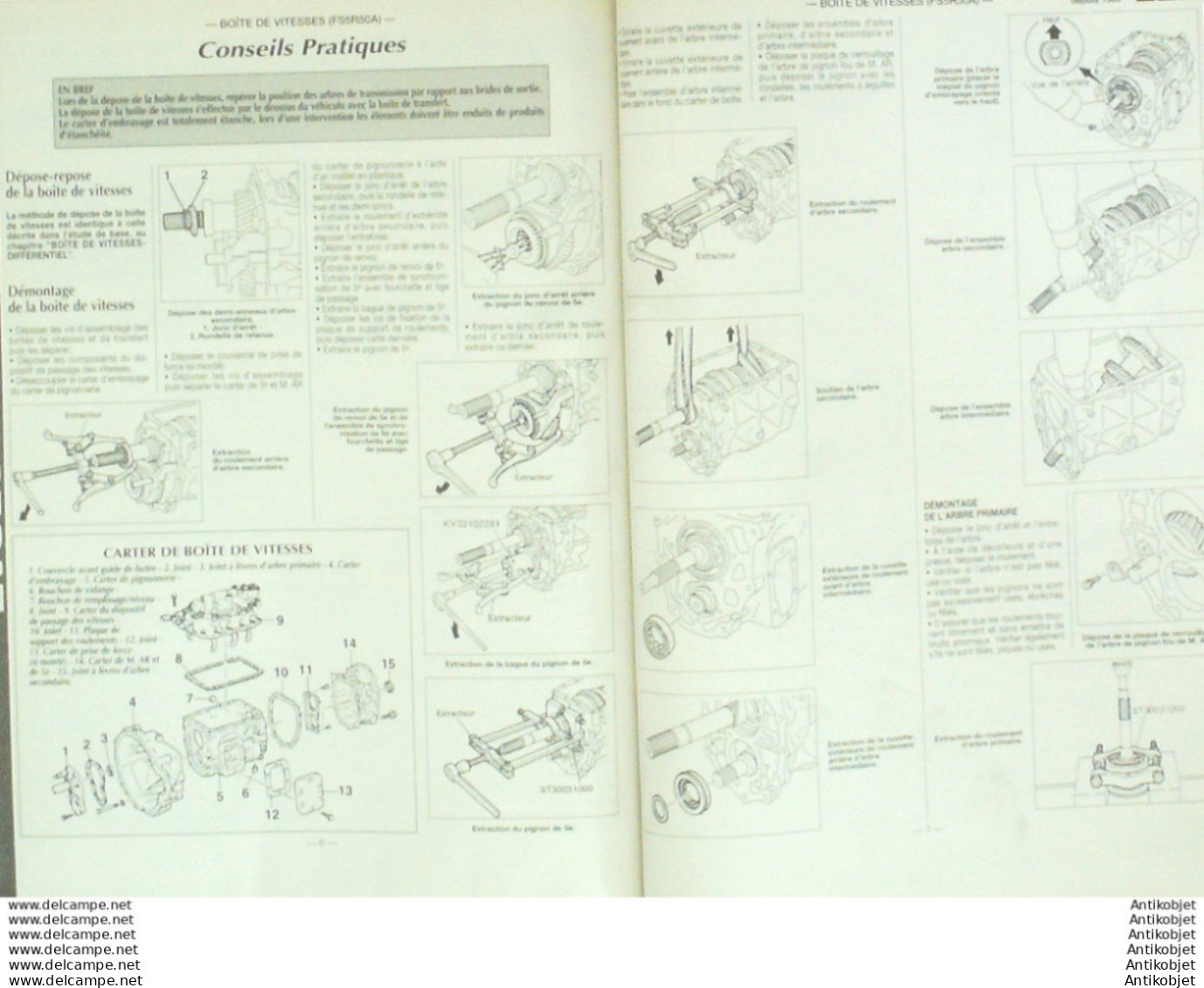 Revue Technique Automobile Nissan Patrol Peugeot 205 Citroen Saxo   N°619 - Auto/Motor