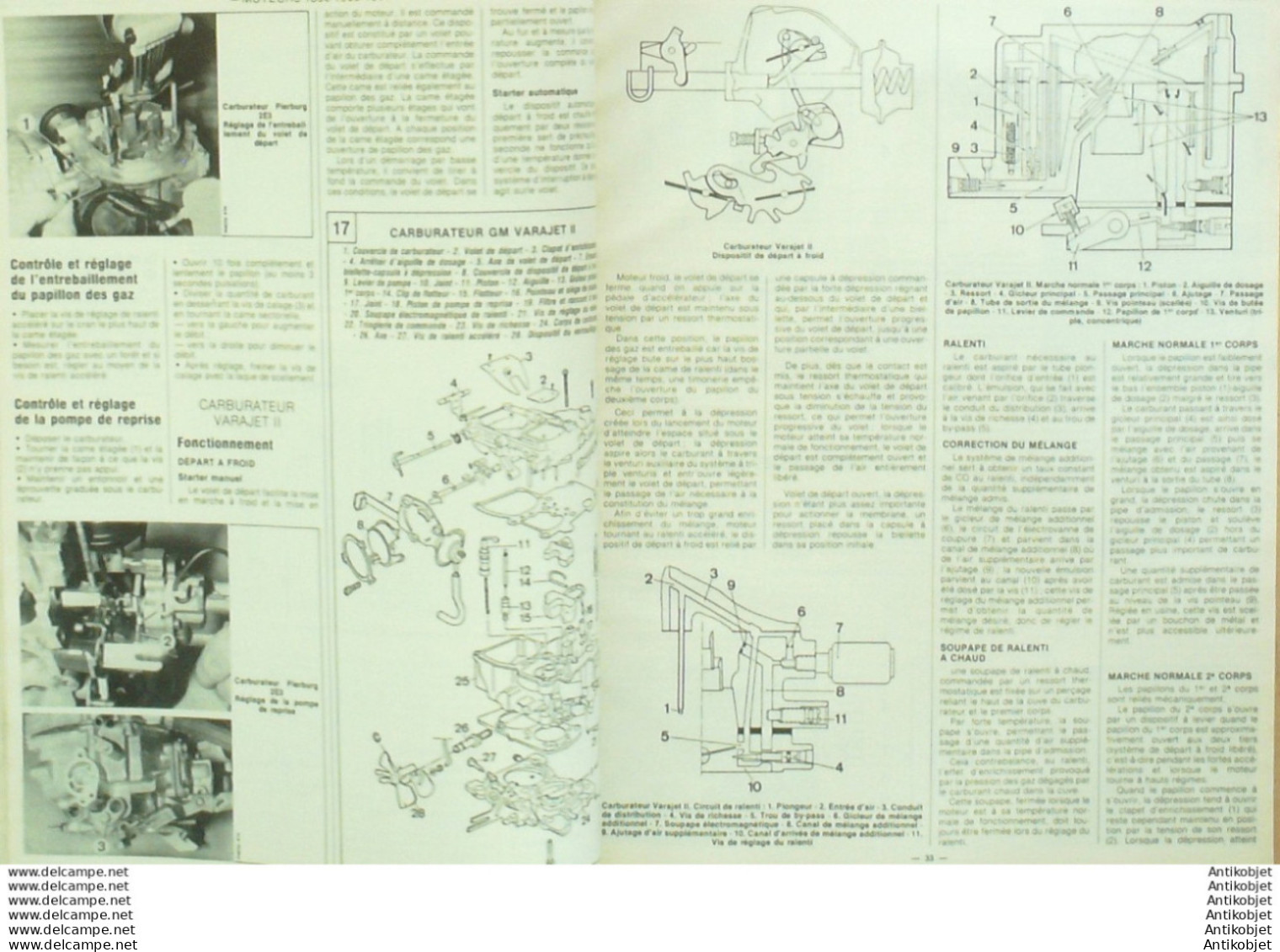 Revue Technique Automobile Opel Kadett E Renault 5 Renault 25   N°461 - Auto/Moto