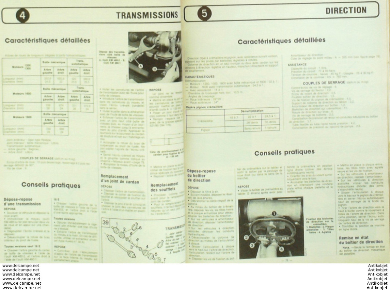 Revue Technique Automobile Opel Kadett E Renault 5 Renault 25   N°461 - Auto/Motorrad