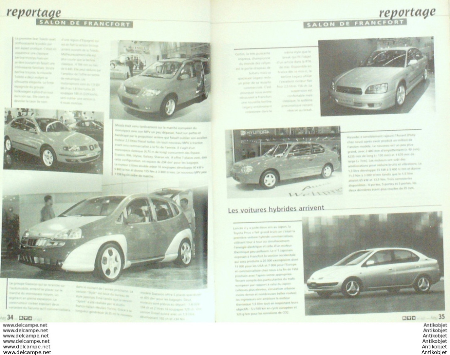 Revue Technique Automobile Peugeot 206 Volkswagen Polo 1996/1999   N°621 - Auto/Motor