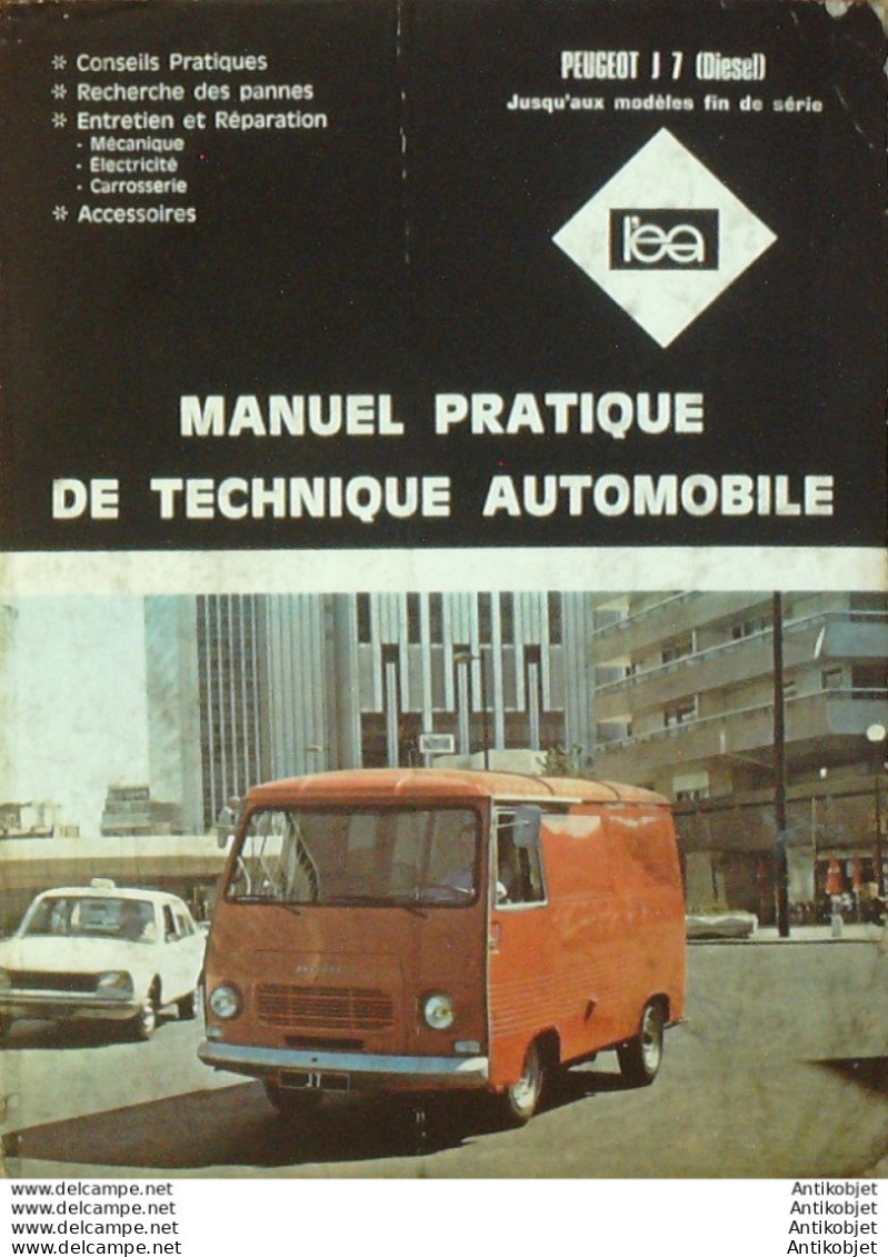 Revue Technique Automobile Peugeot J7 D   N°242 - Auto/Moto