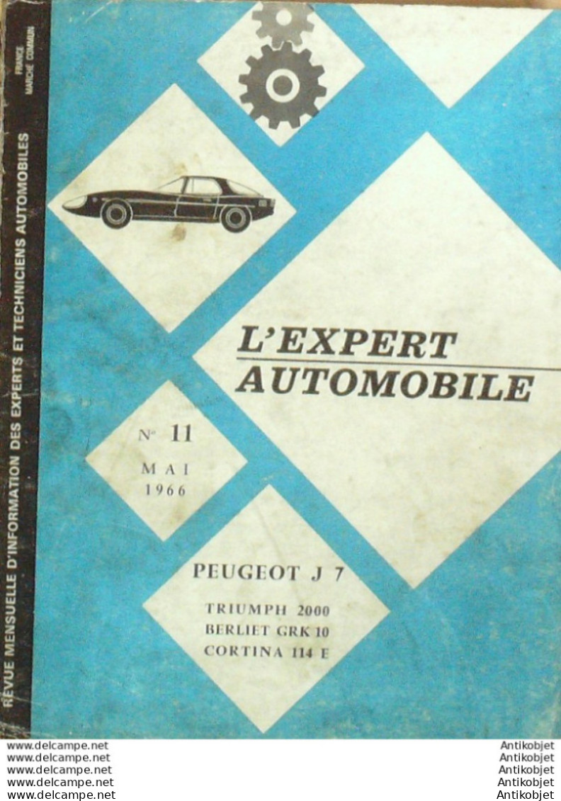 Revue Technique Automobile Peugeot J7 Triumph Berliet GRK10 Cortina 114E étude Tech.Automobile N°11 - Auto/Moto