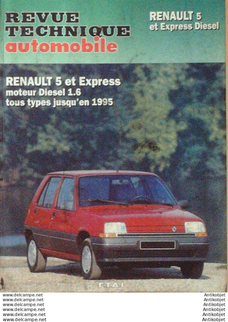 Revue Technique Automobile Renault 5 & Express   N°480.4 - Auto/Motorrad