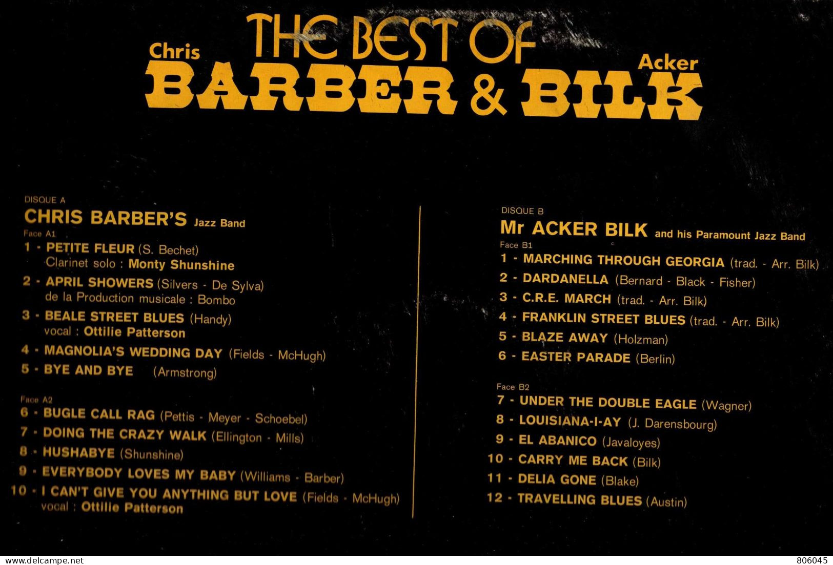Chris Barber Et Acker Bilk - Jazz
