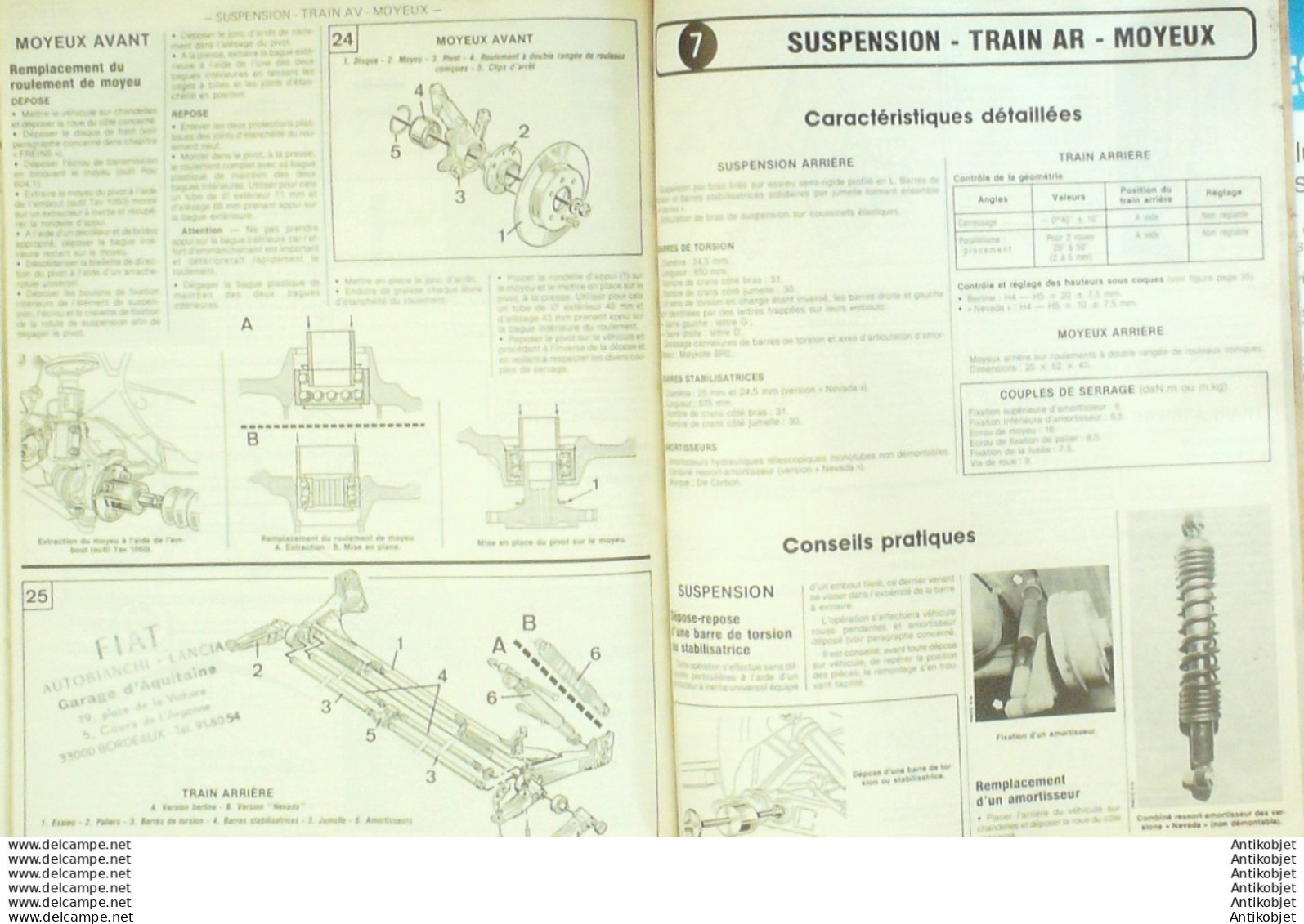 Revue Technique Automobile Renault 21 & Nevada Citroen Visa   N°471 - Auto/Moto