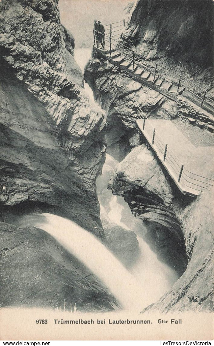 SUISSE - Trummelbach Bei Lauterbrunnen - 5ter Fall - Animé - Carte Postale Ancienne - Lauterbrunnen