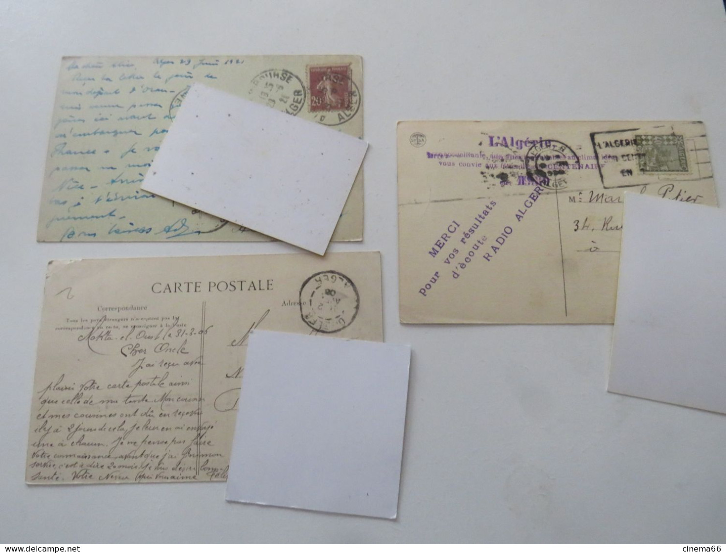 Images D'ALGER  - Lot De 3 Cartes - Algiers