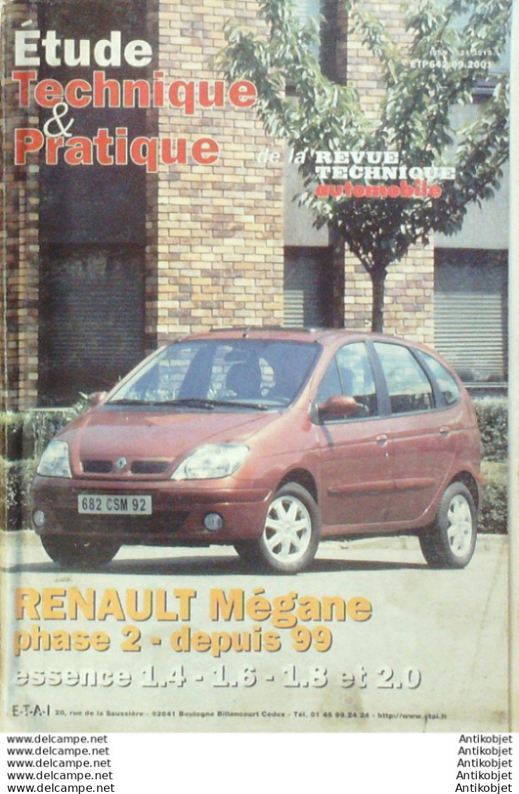 Revue Technique Automobile Renault Mégane 10/1999 étude Tech.Automobile N°642 - Auto/Moto