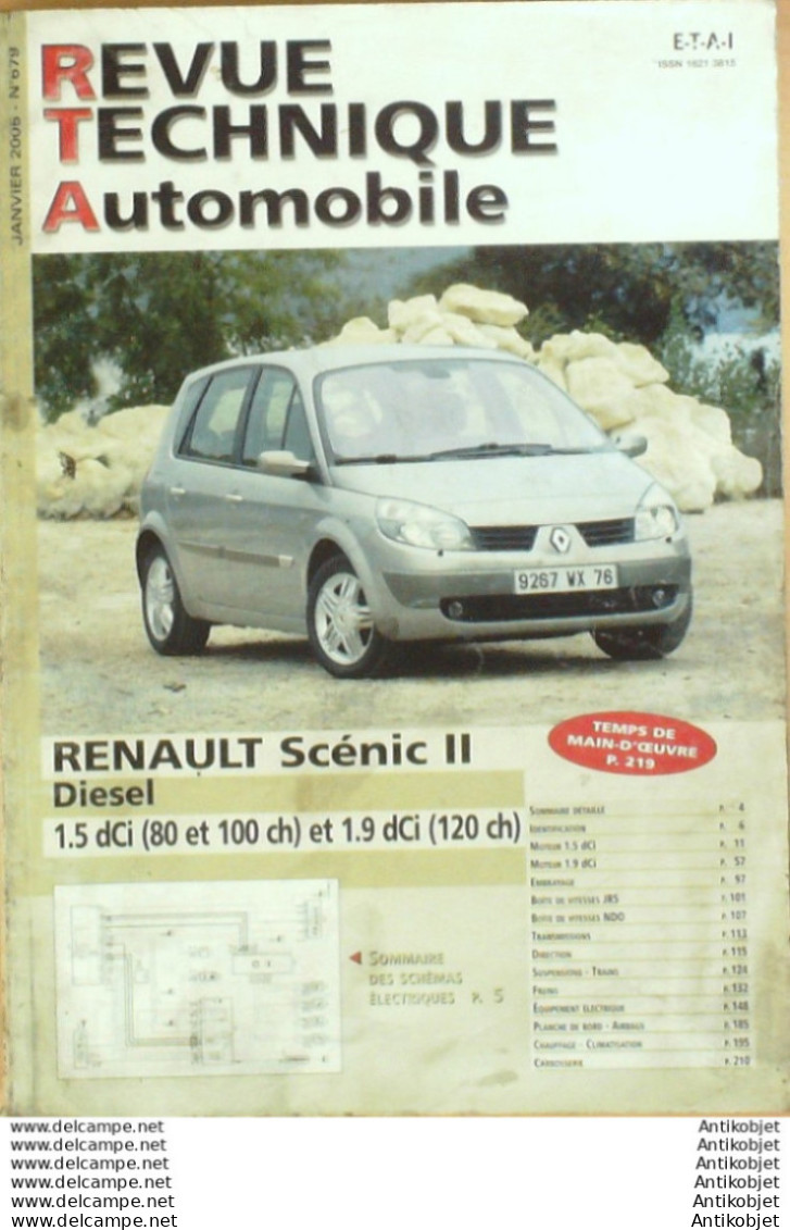 Revue Technique Automobile Renault Scenic II   N°679 - Auto/Motorrad