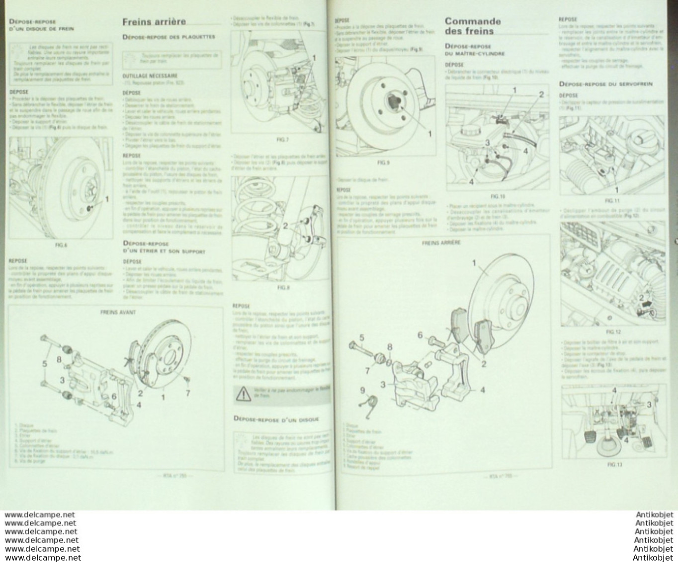 Revue Technique Automobile Renault Trafic Phase 2 08/2006   N°B755 - Auto/Motorrad