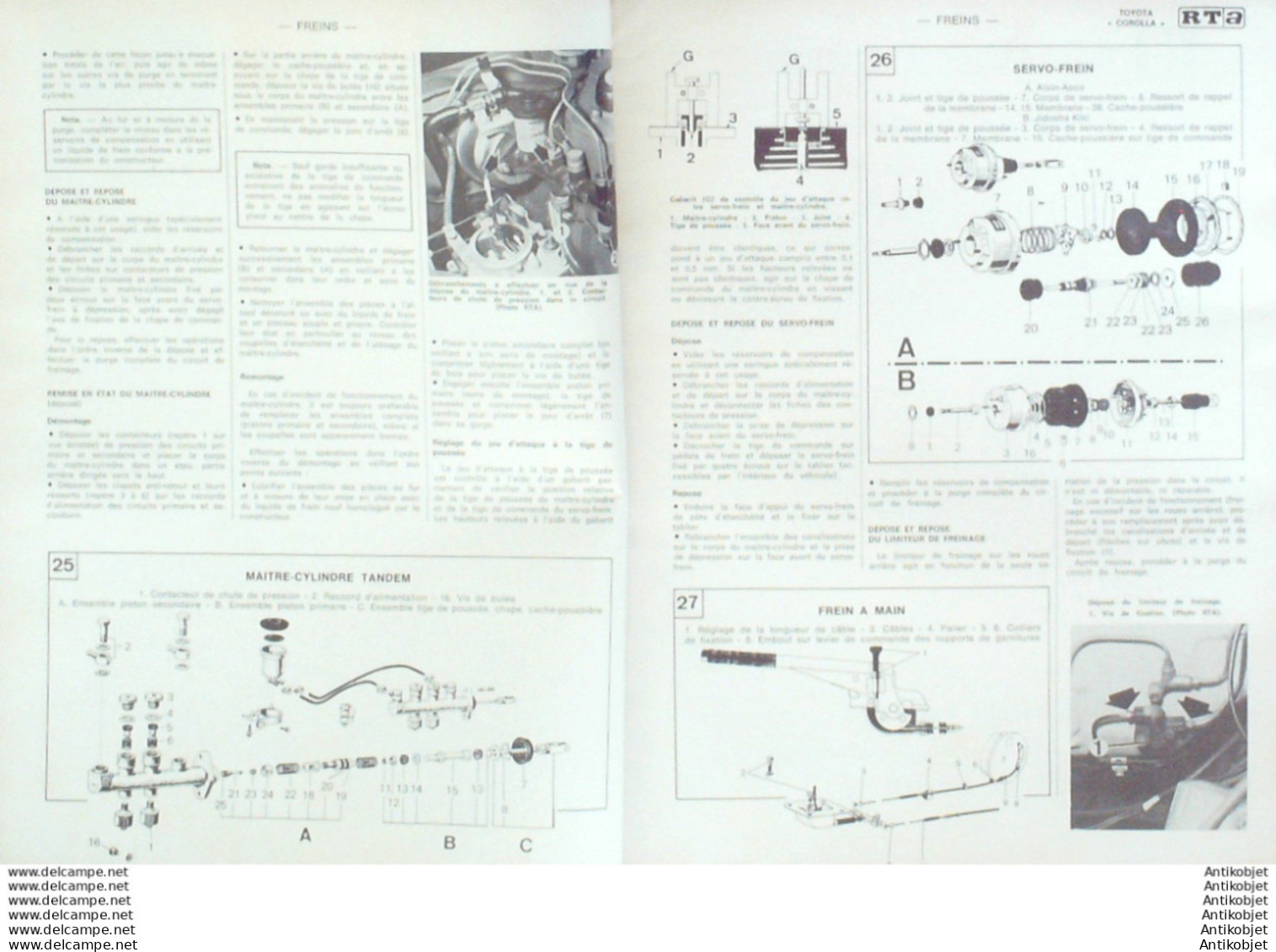 Revue Technique Automobile Toyota Corolla Simca 1000 Renault 6TL    N°370 - Auto/Motorrad